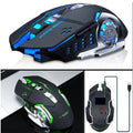 Game Optical Mouse USB Silent Light