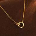 S925 Silver Mobius Double Ring Bracelet