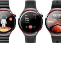 HainoTeko 4Pro Space X – AMOLED Smart Watch with Premium Build & 3 Straps