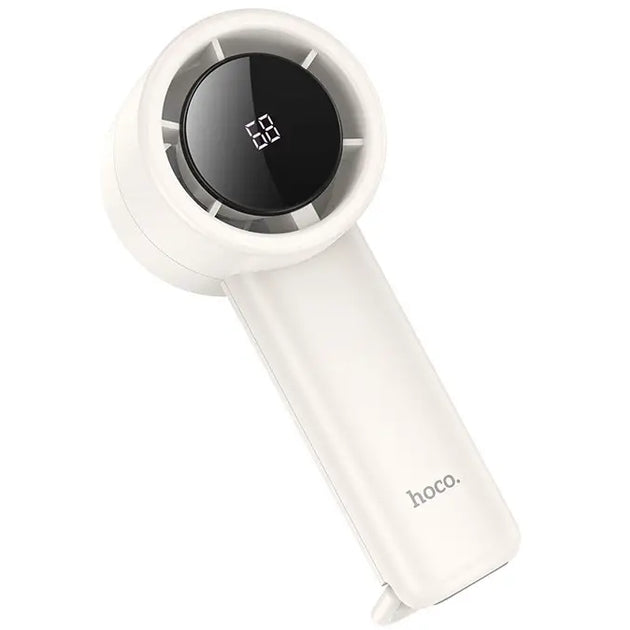 Portable Ceiling & Neck Fan | USB Rechargeable, Small, Digital Display, Office & Outdoor (Available in Multi-Colors)