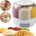 360° rotating food dispenser, Grain Storage Container Dispenser