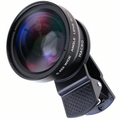 2-in-1 Mobile Phone Lens – 0.45X Wide Angle + 12.5X Macro HD Camera Lens for iPhone & Android!